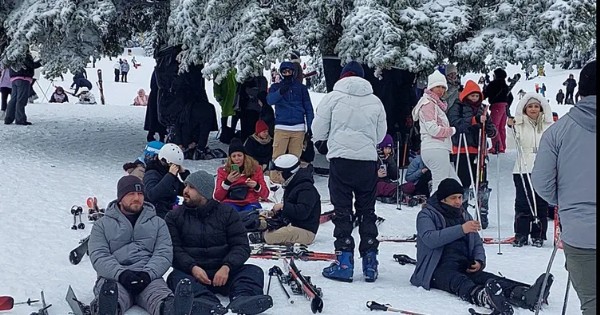 40 Tatilci Telesiyejde Mahsur Kaldı! Uludağ'da Panik Anları